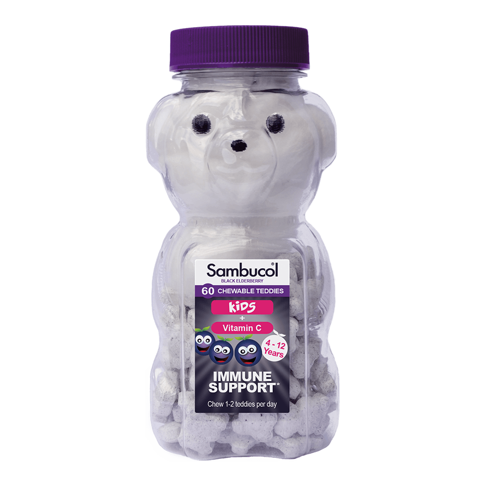 Sambucol Chewable Teddies for Kids 60