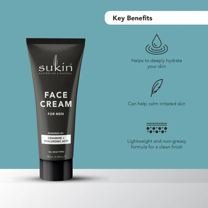 Sukin Men's Face Cream 125ML