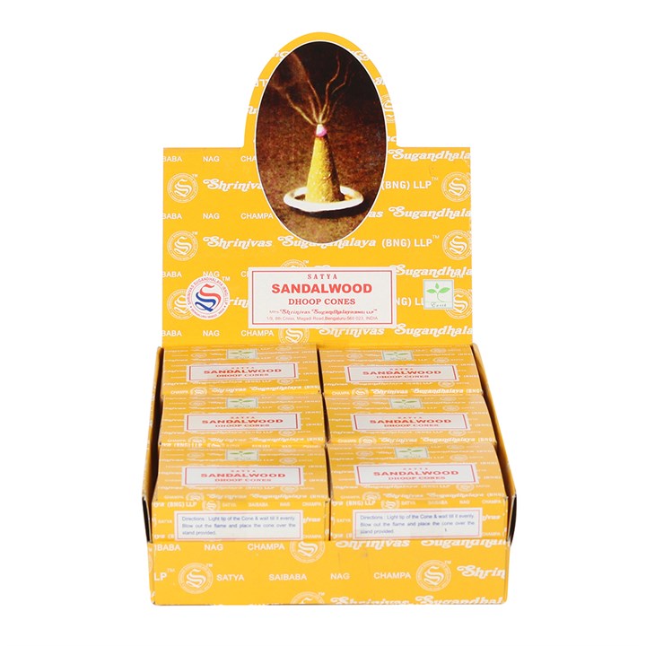Satya Sandalwood Dhoop Cones