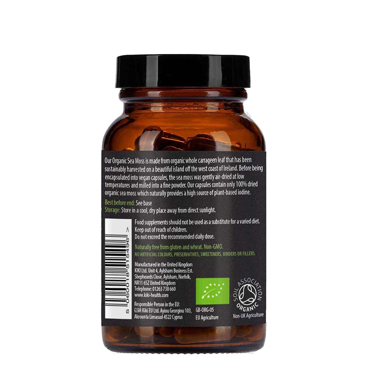 Kiki Health Sea Moss Capsules 500mg 90