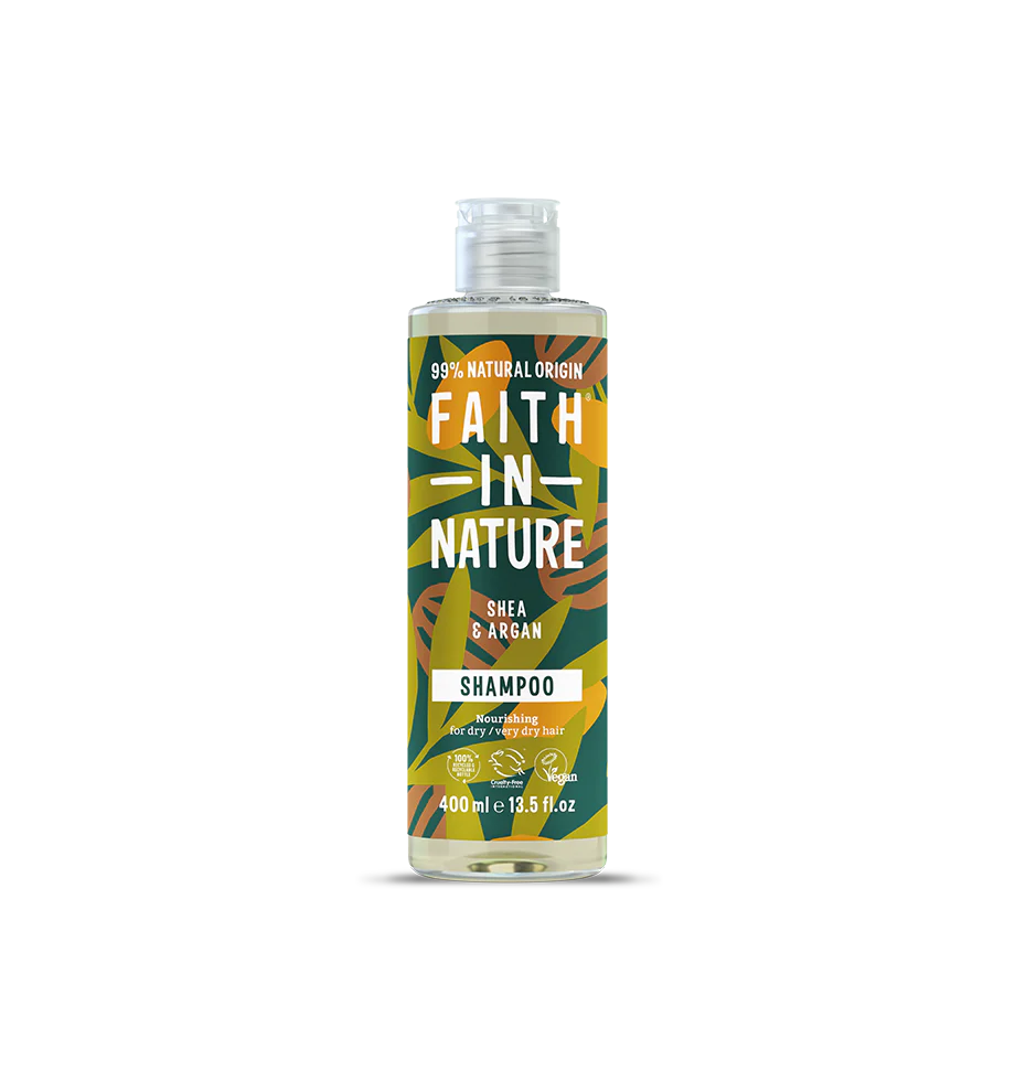 Faith In Nature Shampoo 400ml - Shea & Argan