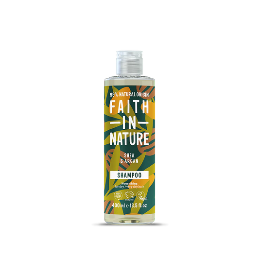 Faith In Nature Shampoo 400ml  - Shea & Argan