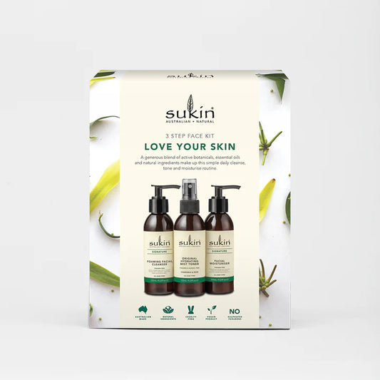 Sukin 3 Step Face Kit - Love Your Skin Gift Set