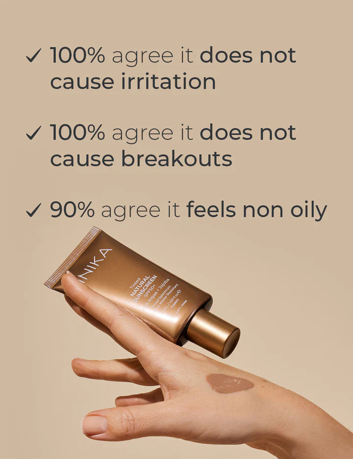 Inika Organic Tinted Natural Sunscreen SPF50+ 50mL
