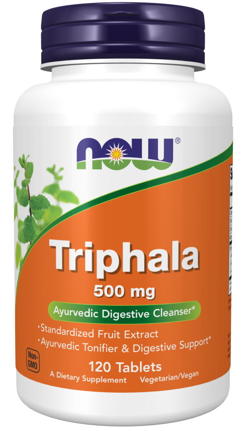 Now Triphala 500mg 120 Capsules