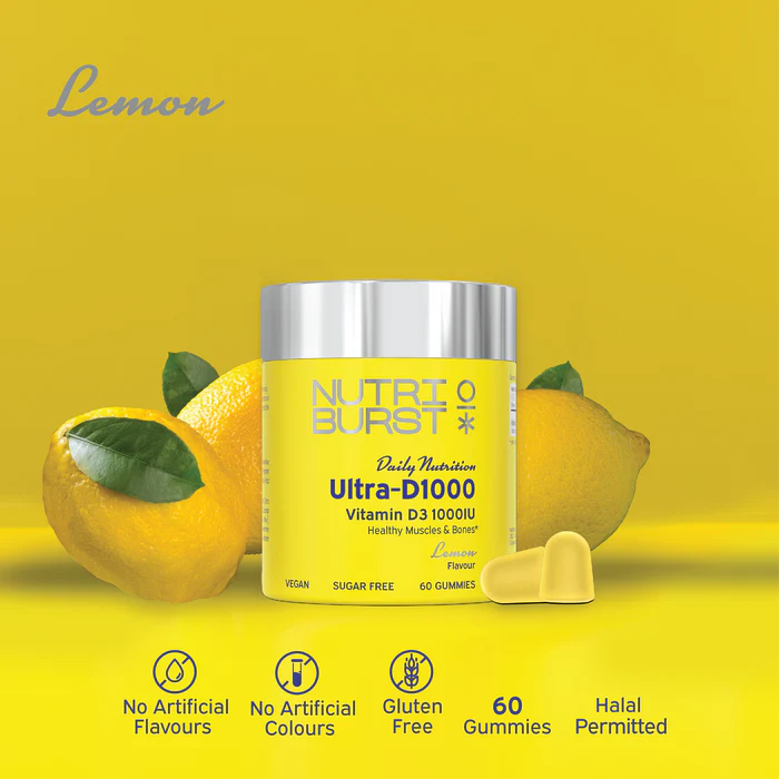 Nutri Burst Ultra D1000 Vegan Gummies