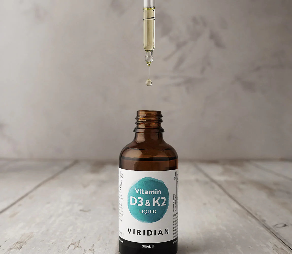 Viridian Vitamin D3 and K2 2000iu drops