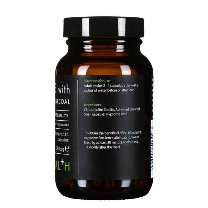 Kiki Health Zeolite with Charcoal Capsules 360mg 100
