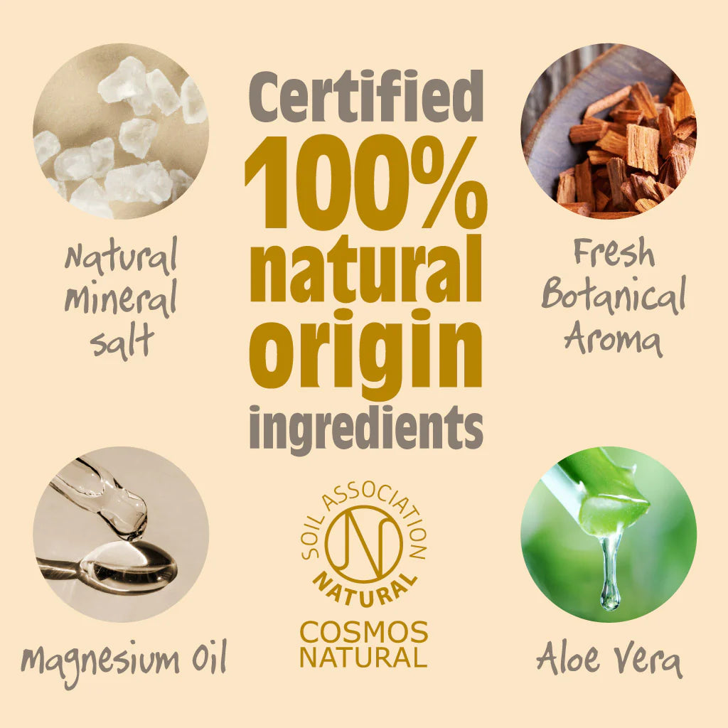 Salt of the Earth Deodorant Spray 100ml - Amber & Sandalwood