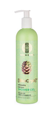 Natura Siberica BioCryo Vitamin Natural Shower Gel with cedar oil and pro-vitamin B5, 400 ml