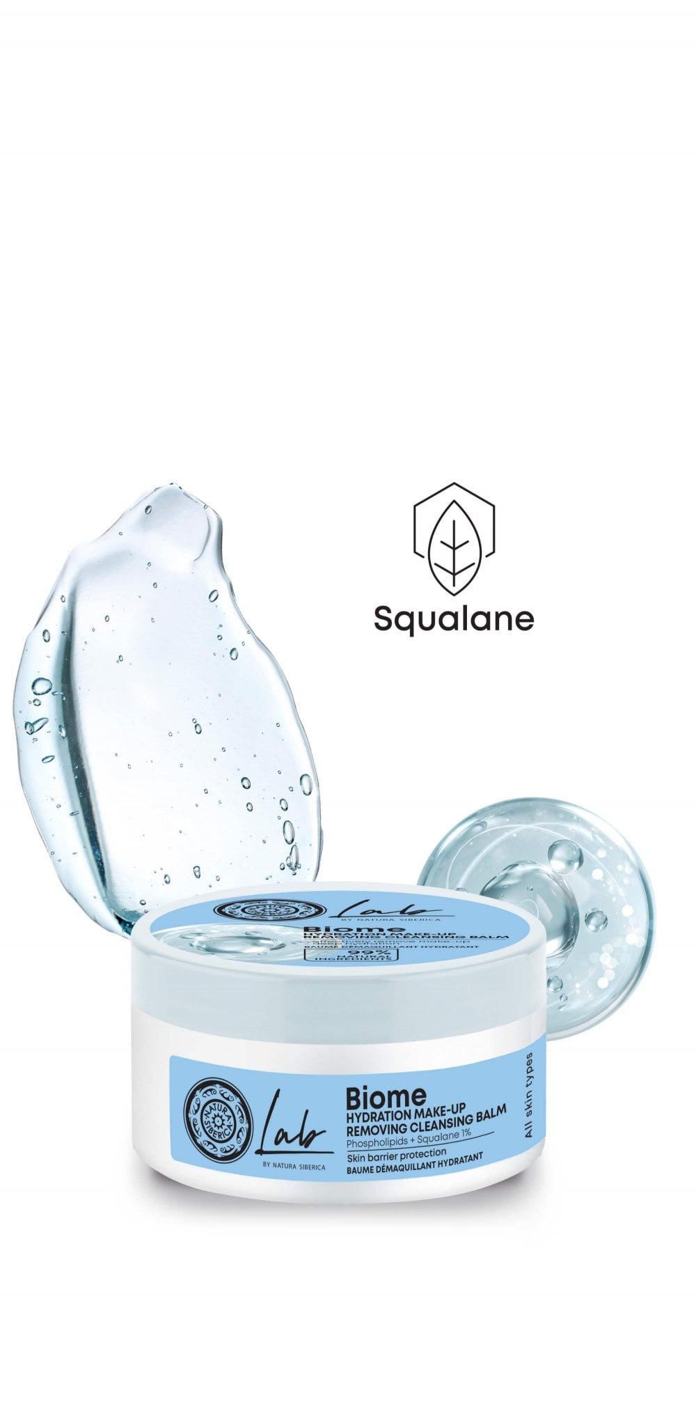 Natura Siberica Lab Biome. Hydration Make-Up Removing Face Cleansing Balm, 100 ml