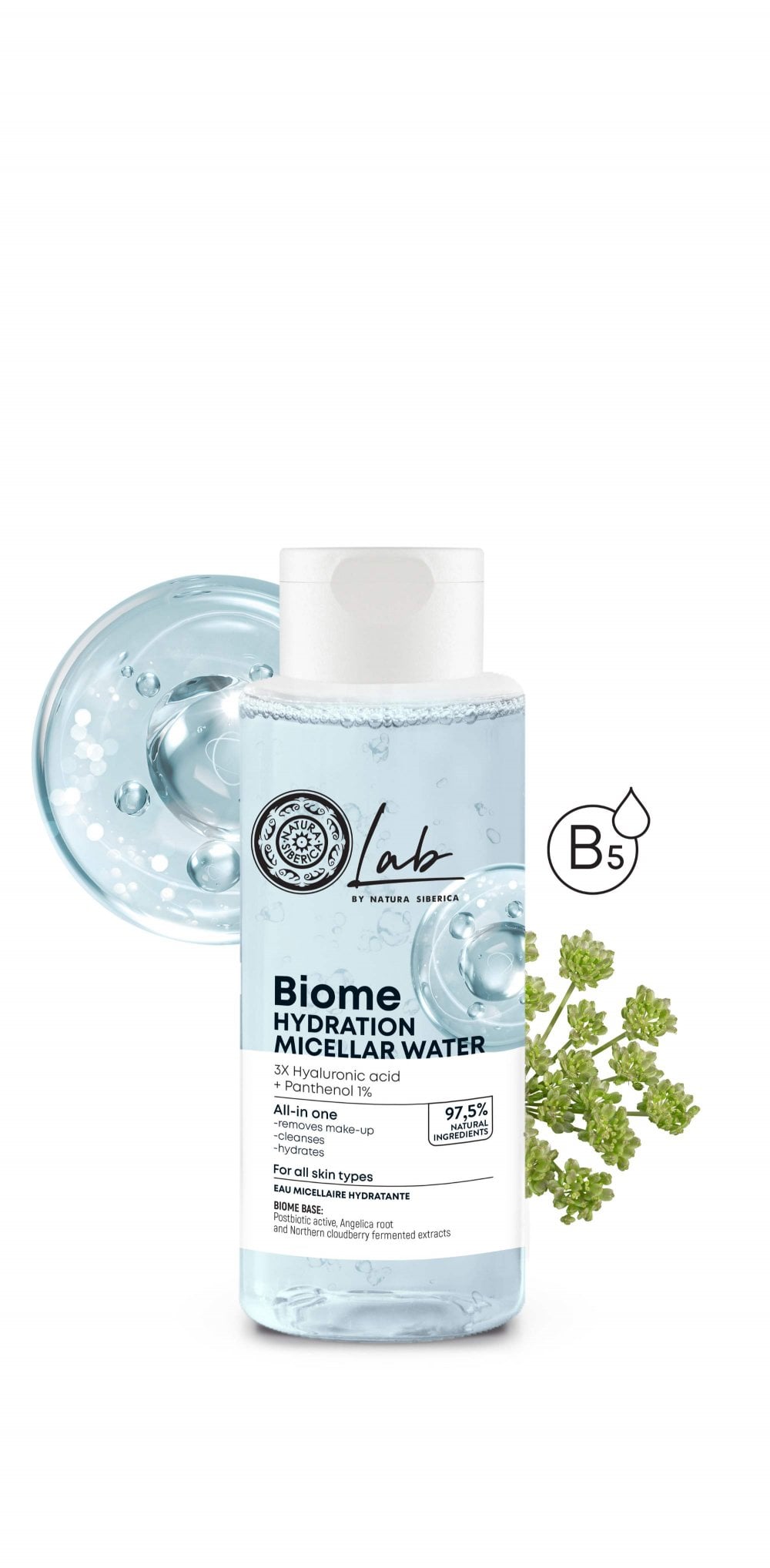 Natura Siberica Lab Biome. Hydration Micellar Face Water 400 ml