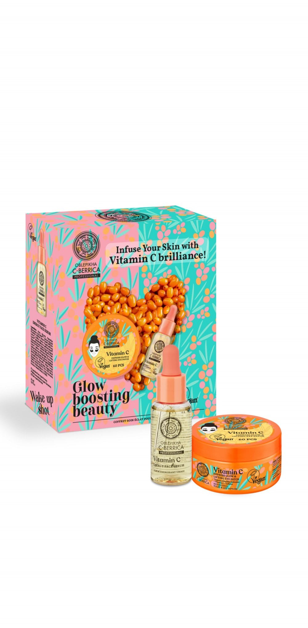 OBLEPIKHA C-BERRICA Glow Boosting Beauty Set and Energy (250ml+280ml)