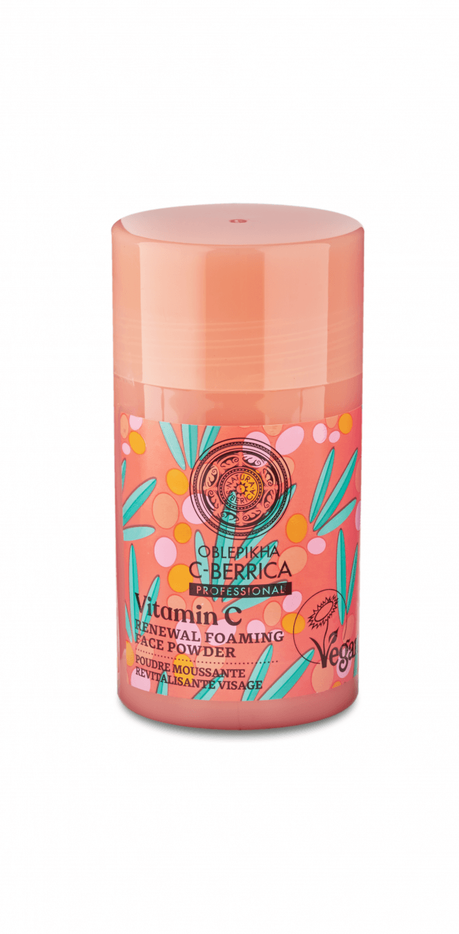 Oblepikha C-Berrica Vitamin C Renewal Foaming Face Powder