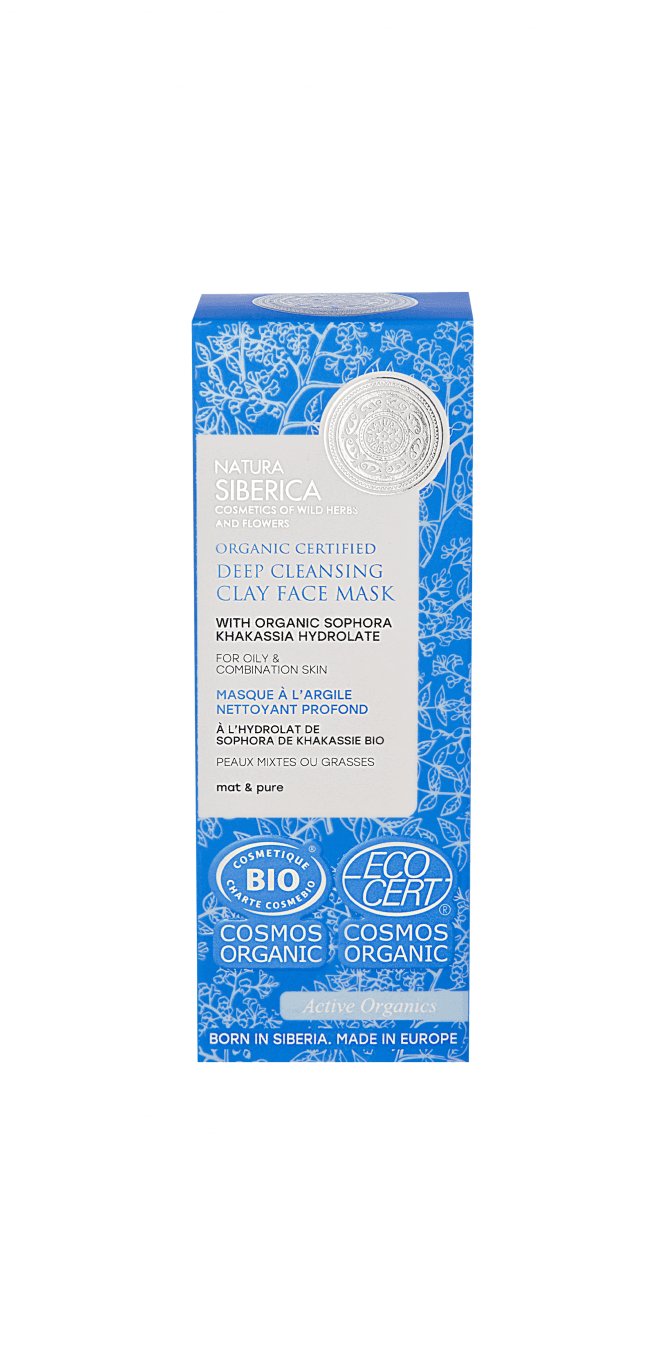 Natura Siberica Hydrolate Deep Cleansing Clay Face Mask (75ml)