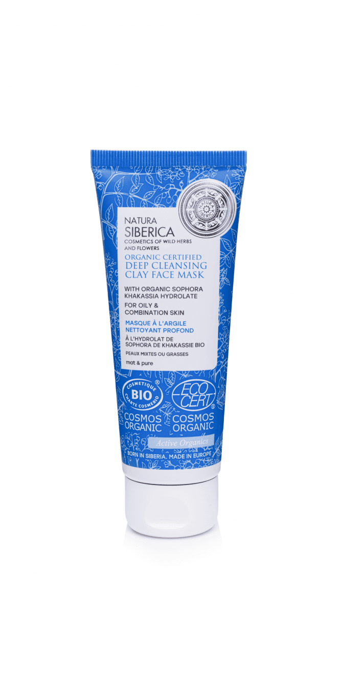 Natura Siberica Hydrolate Deep Cleansing Clay Face Mask (75ml)