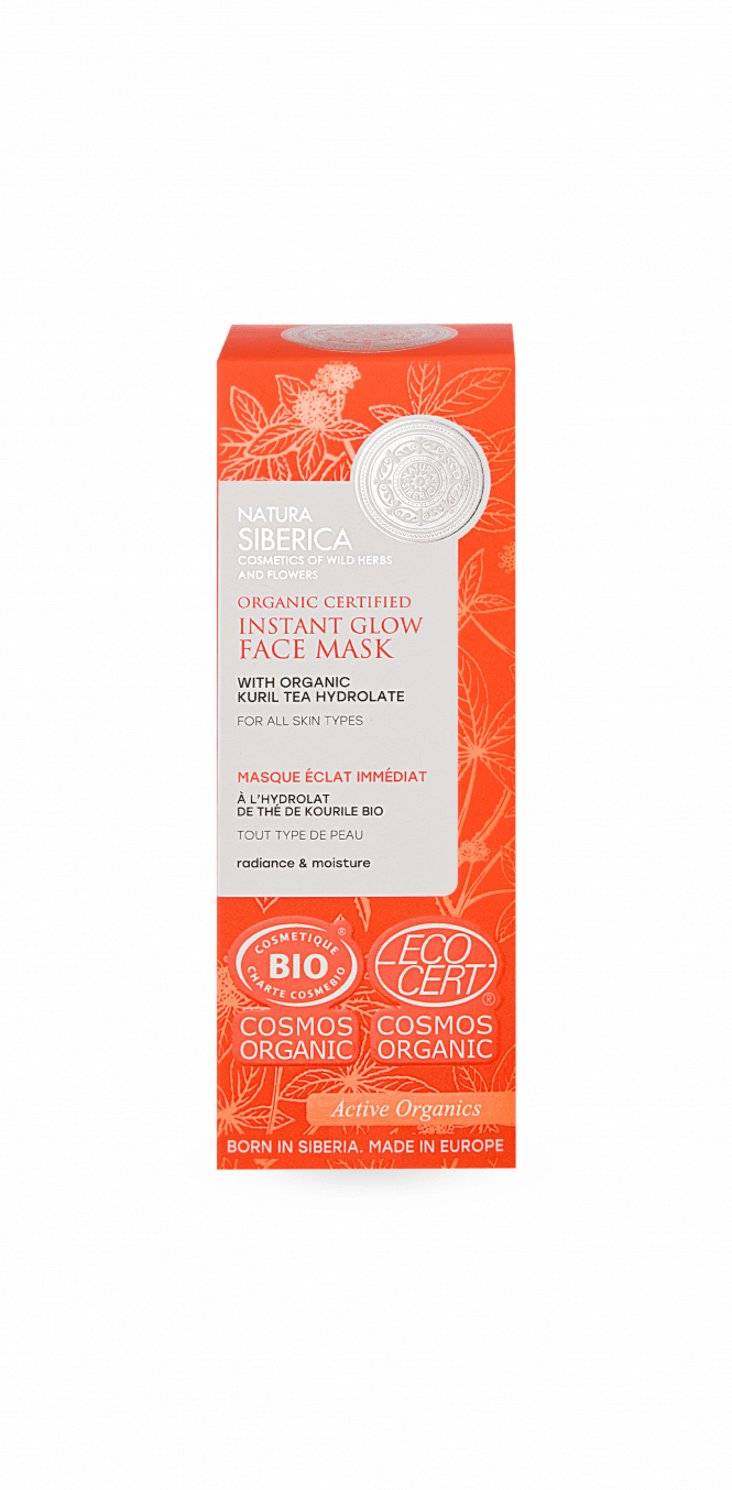Natura Siberica Kuril Tea Hydrolate Instant Glow Face Mask (75ml)