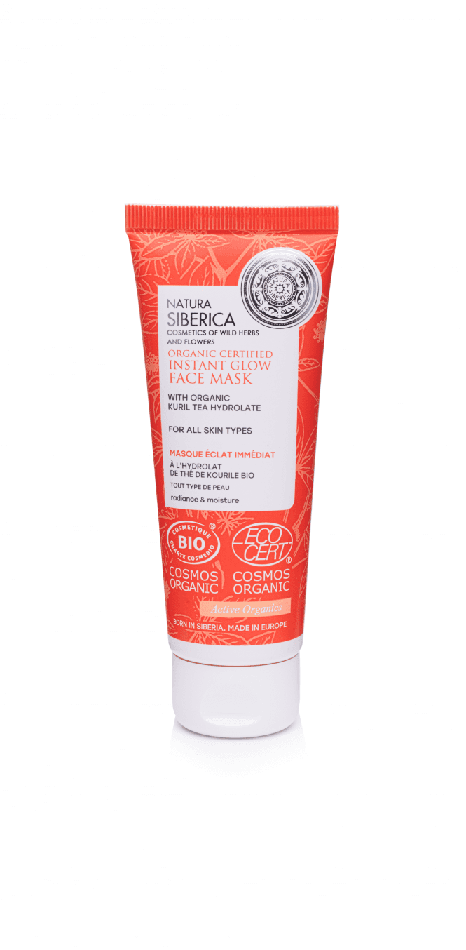 Natura Siberica Kuril Tea Hydrolate Instant Glow Face Mask (75ml)