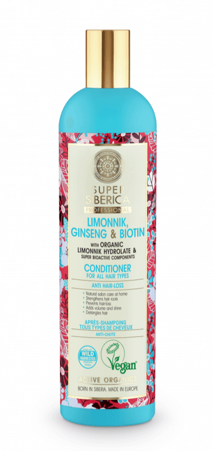 Super Siberica Pro Limonnik, Ginseng & Biotin Conditioner