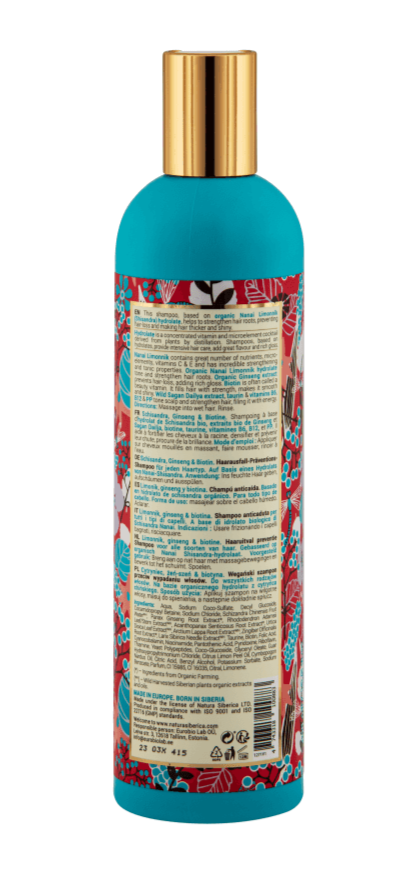 Super Siberica Pro Limonnik, Ginseng & Biotin Shampoo