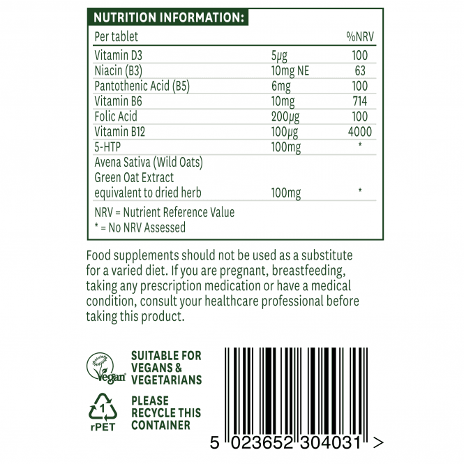 Natures Aid 5-HTP Complex 30 tablets