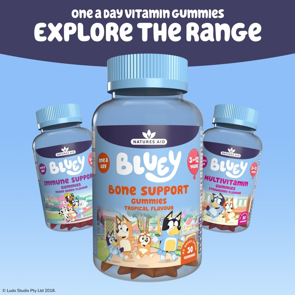 Natures Aid Bluey Bone Support Gummies