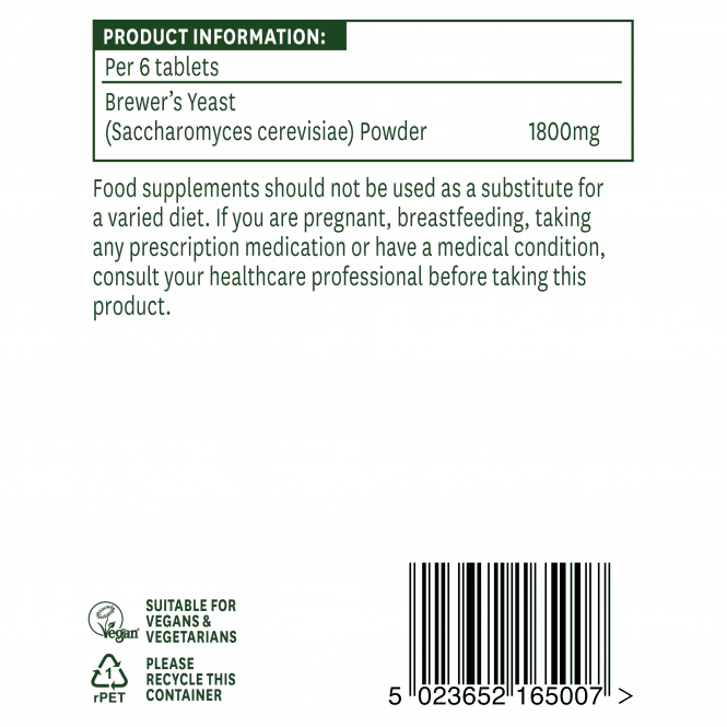 Natures Aid Brewers Yeast 500