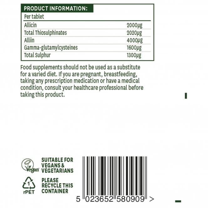 Natures Aid Garlic 90