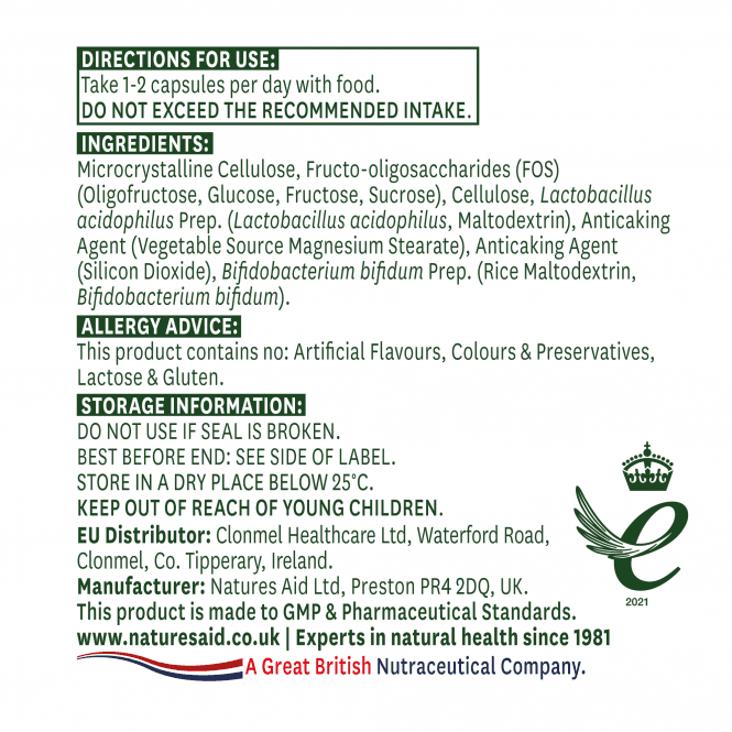Natures Aid Microbiotic Complex 60