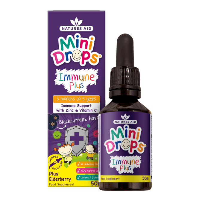 Natures Aid Immune Plus Mini Drops