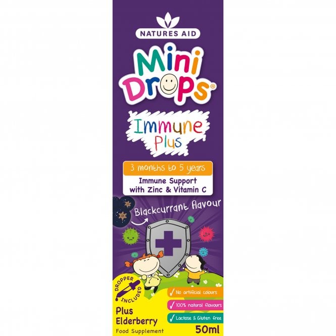Natures Aid Immune Plus Mini Drops