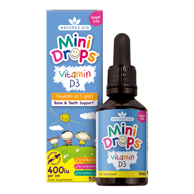 Natures Aid Vitamin D Mini Drops