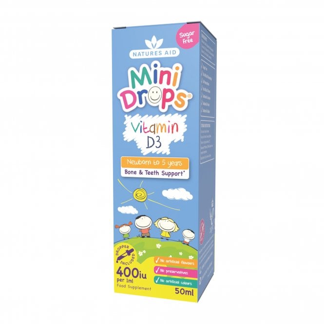 Natures Aid Vitamin D Mini Drops