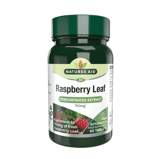 Natures Aid Raspberry Leaf 750mg 60