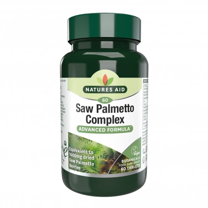Natures Aid Saw Palmetto Advanced Complex 60