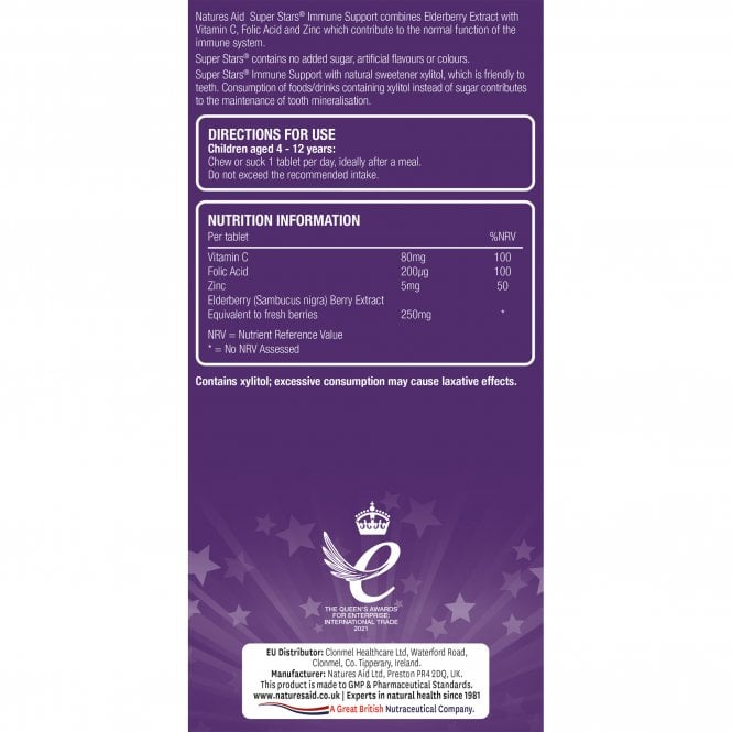 Natures Aid Super Stars Immune Support