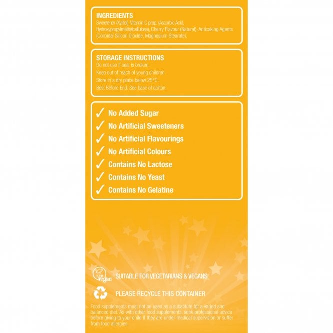 Natures Aid Super Stars Vitamin C