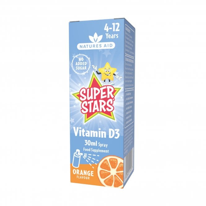 Natures Aid Super Stars Vitamin D3 Spray