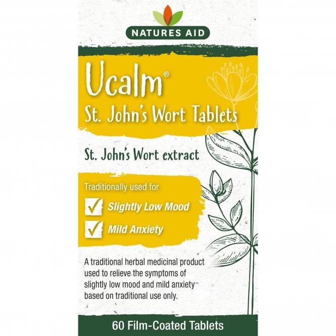 Natures Aid Ucalm St John’s Wort 120