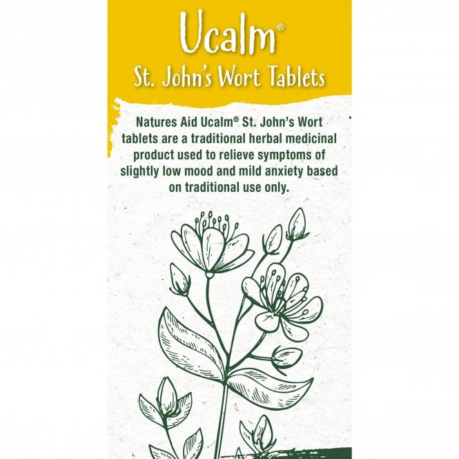 Natures Aid Ucalm St John’s Wort 120