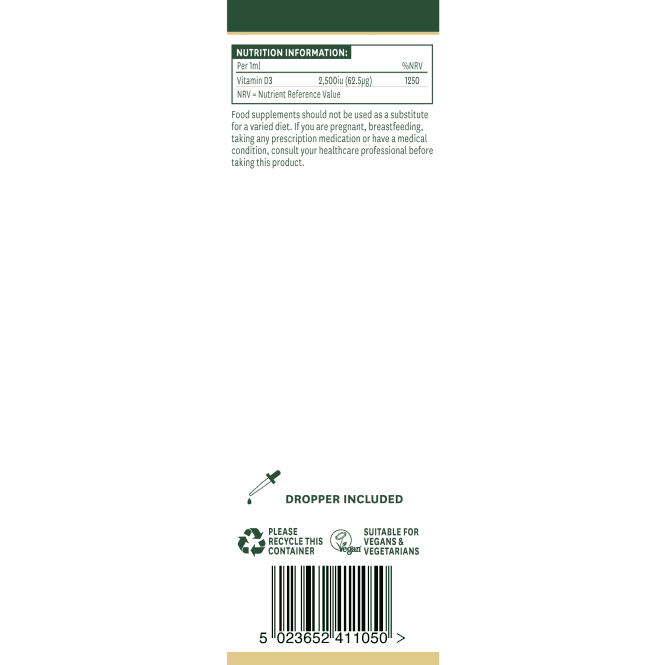 Natures Aid Liquid Vitamin D3