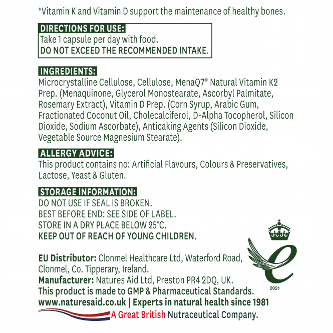 Natures Aid Vitamin K2