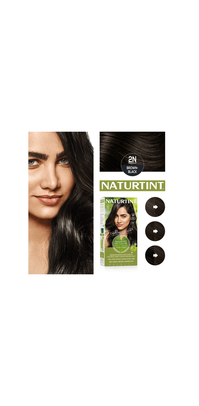 Naturtint Hair Colour - 2N Brown-Black