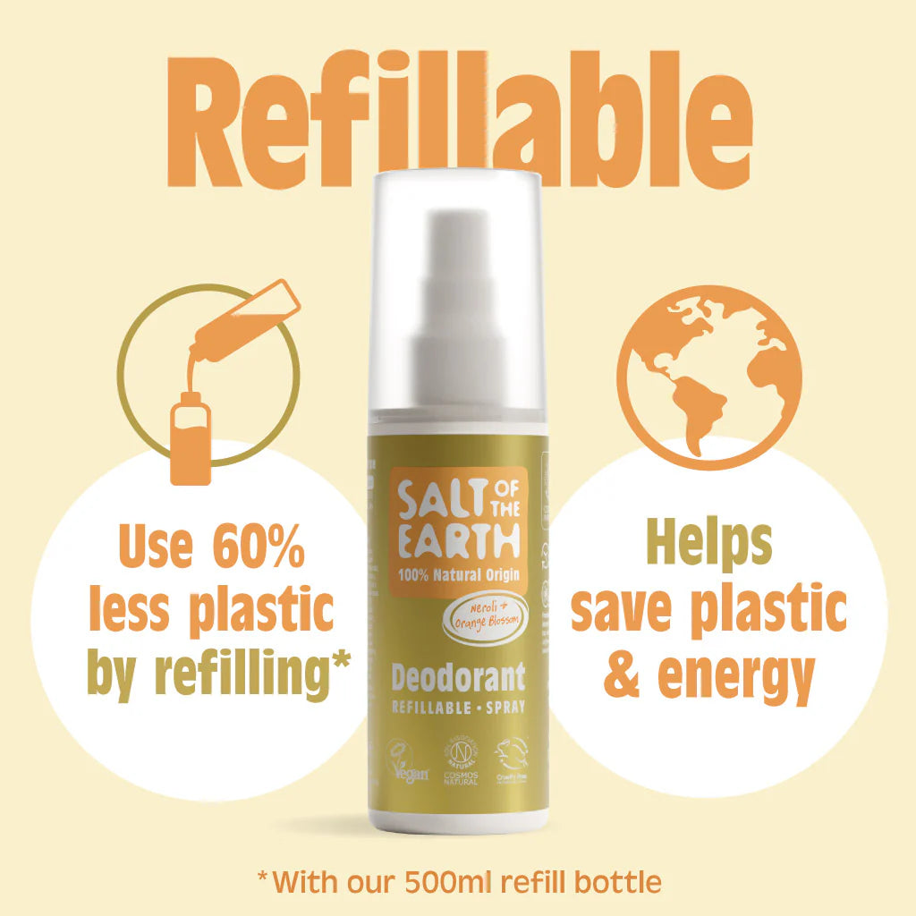 Salt of the Earth Deodorant Spray 100ml - Neroli & Orange Blossom