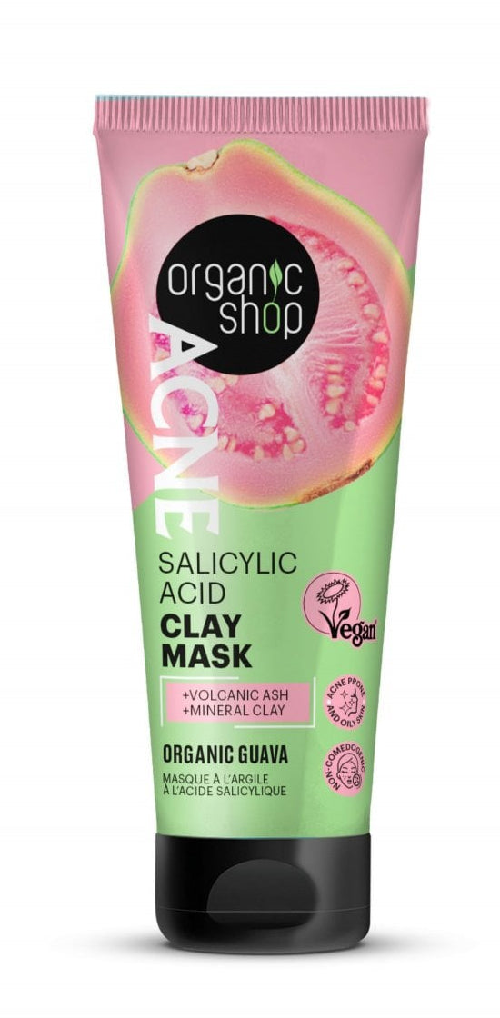 ORGANIC SHOP Acne Salicylic Acid Clay Mask (75 ml)