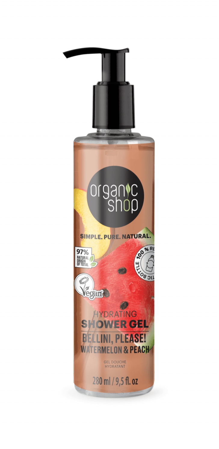 Hydrating Shower Gel Bellini, Please! Watermelon & Peach (280ml)