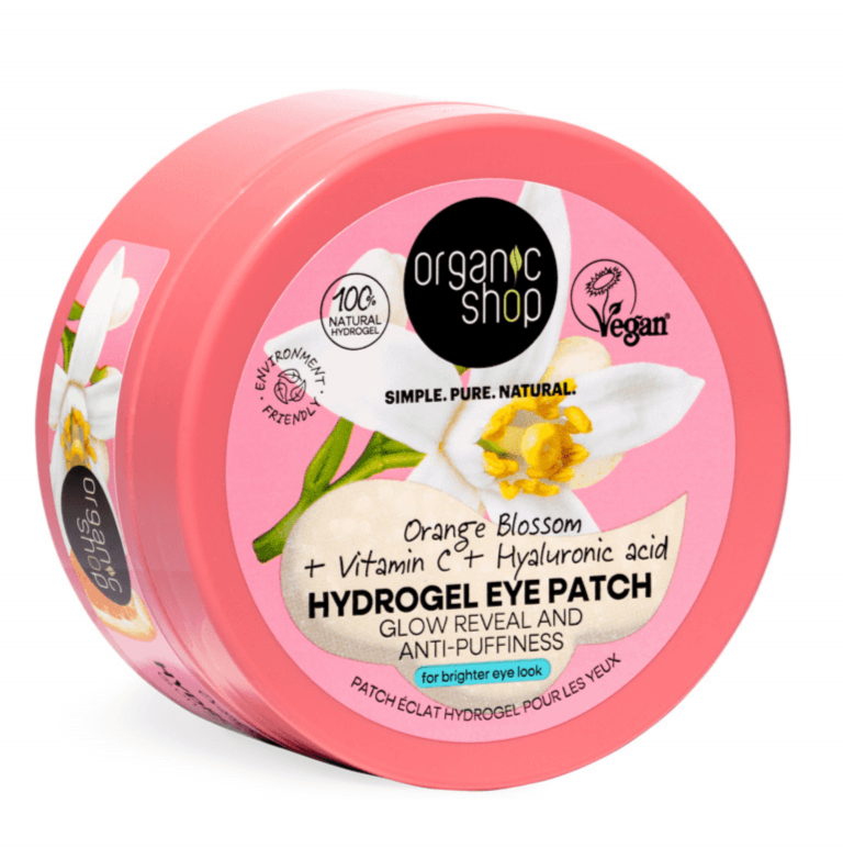 ORGANIC SHOP Orange Blossom Hydrogel Eye Patch Glow Reveal and Anti-puffiness (60pcs)