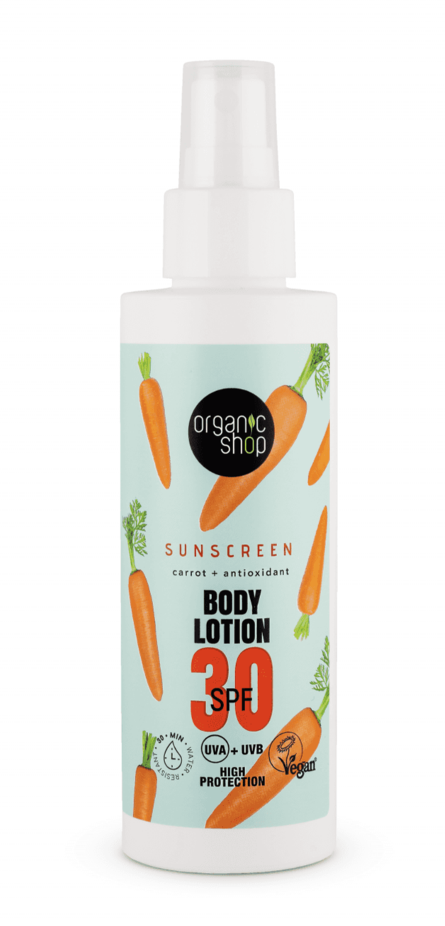 ORGANIC SHOP Sunscreen Body Lotion 30 SPF (150ml)