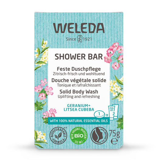 Weleda Shower Bar Geranium and Litsea Cubeba