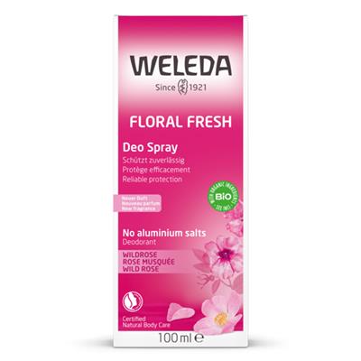 Weleda Floral Fresh Deodorant Spray Wild Rose